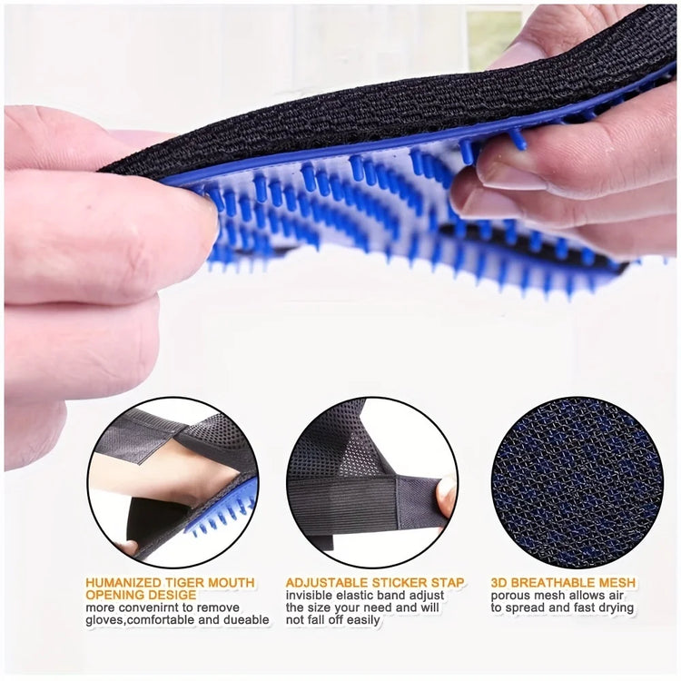 2Pcs Pet Grooming Kit Brush & Glove