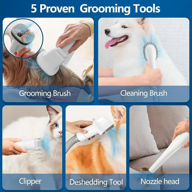 Dog Grooming Kit Vacuum Set
