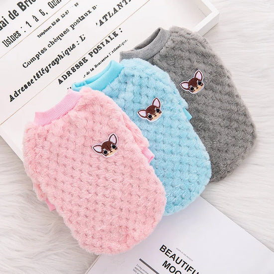 Pet Clothing Fleece-Lined Dog Hoodie