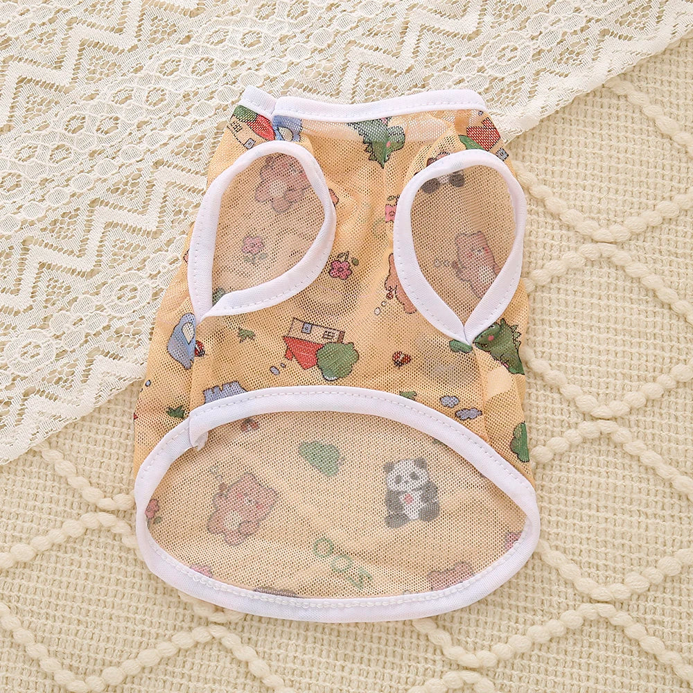 Pet Clothing Summer Mesh Vest