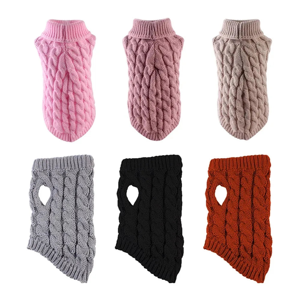 Pet Dog Sweater Autumn Winter Knitwear