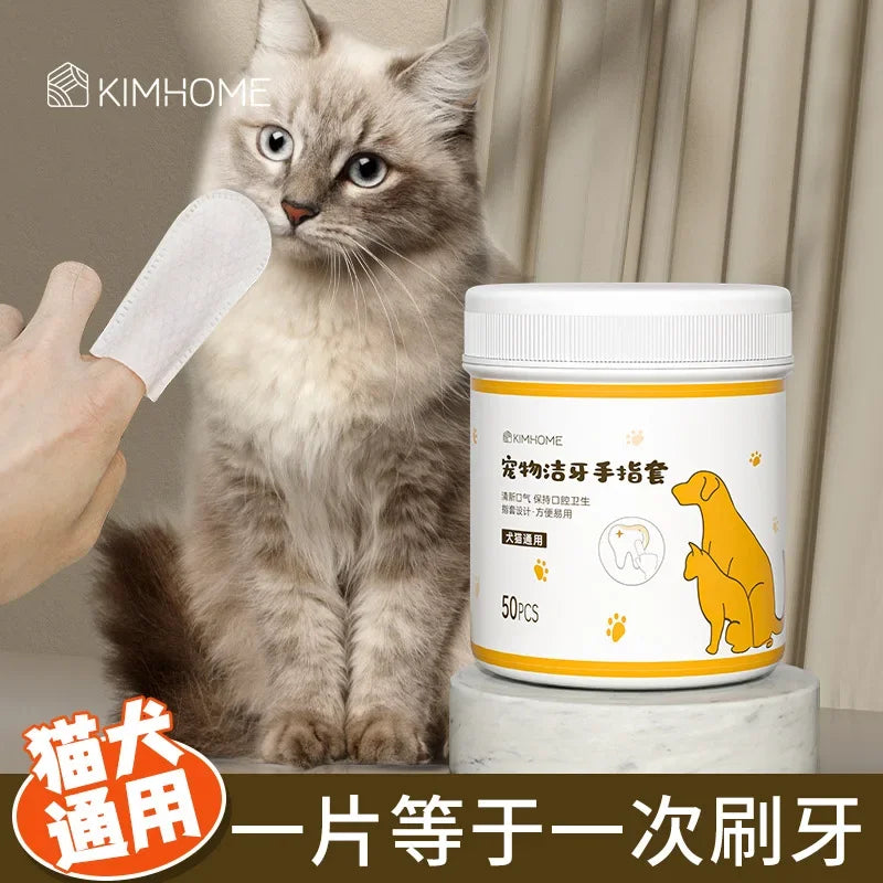 Pet Cleaning Finger Cots Teeth Cleaning
