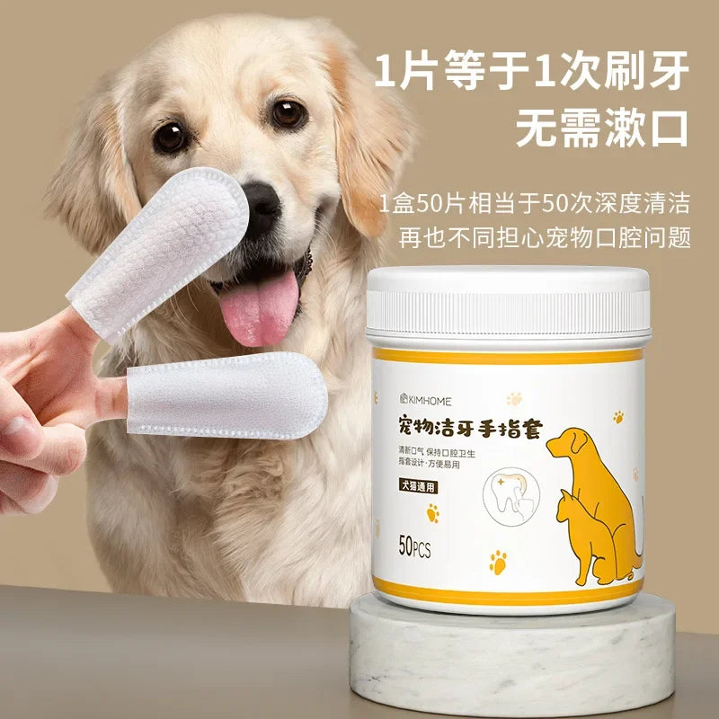 Pet Cleaning Finger Cots Teeth Cleaning